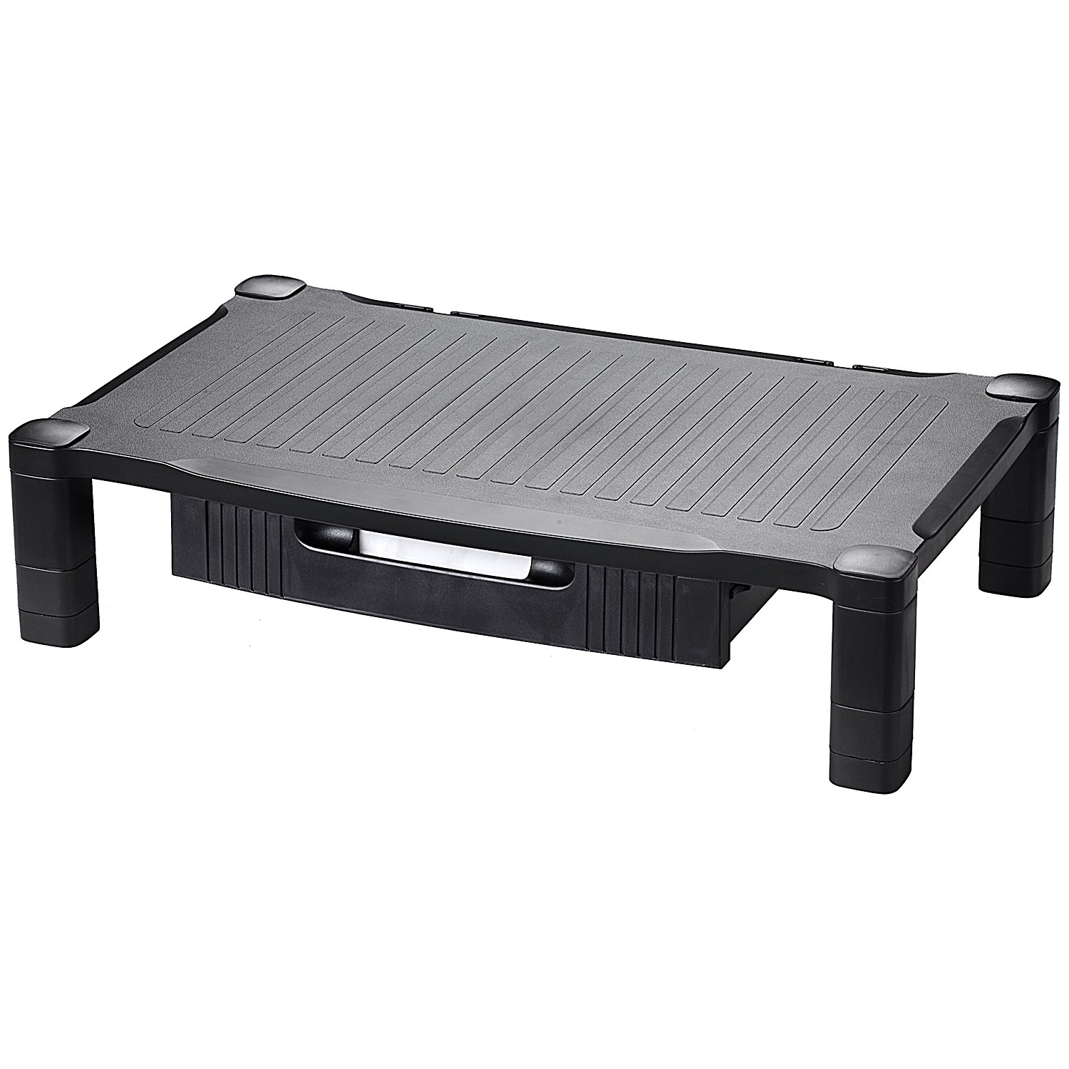 Contour Ergonomics Extra Wide Monitor Stand with Drawer, Adjustable