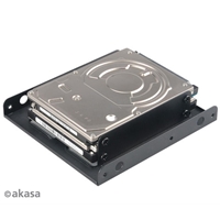 Akasa Dual 2.5 SSD / HDD Adapter Mount Fit 2 x 2.5" in a 3.5" bay