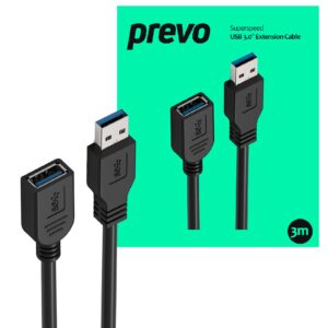Prevo USBM-USBF-3M USB 3.0 Extension Cable