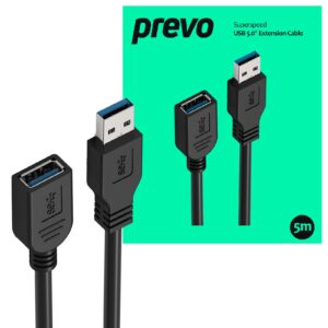 Prevo USBM-USBF-5M USB 3.0 Extension Cable