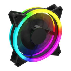 Velocity 12cm Rainbow ARGB Fan RTB 3pin MF Aura Header 3pin4pin Power