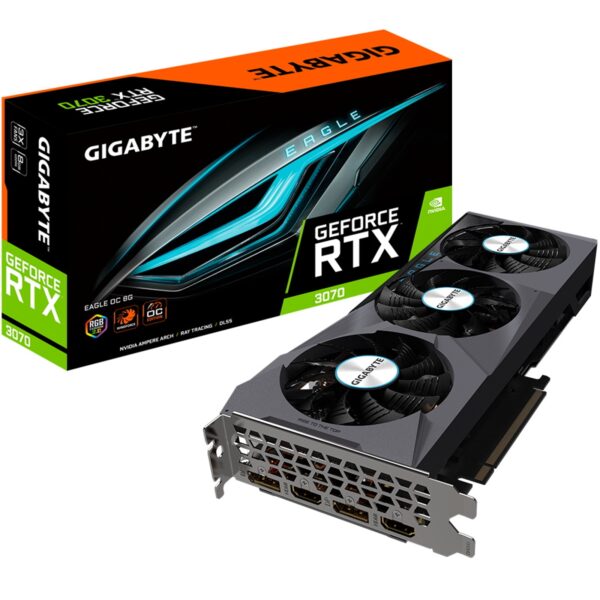 Gigabyte Nvidia GeForce RTX 3070 EAGLE OC 8GB Triple Fan Graphics Card