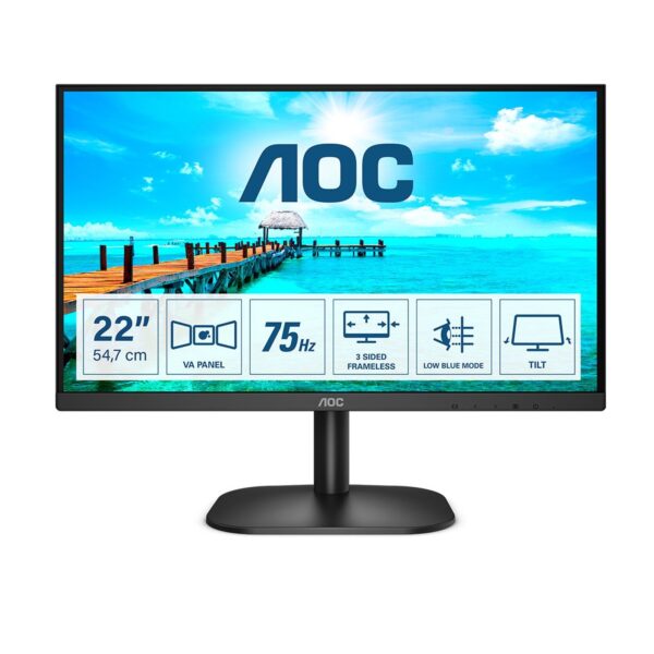 AOC 22B2H/EU 21.5 Inch Frameless Monitor