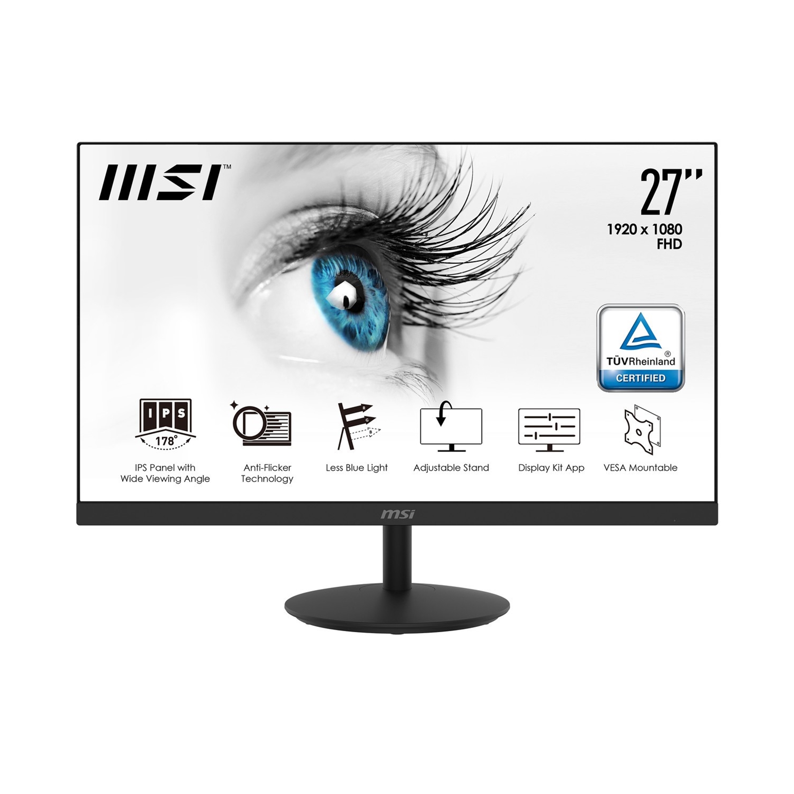 MSI PRO MP271CA 27 Inch Curved Gaming Monitor