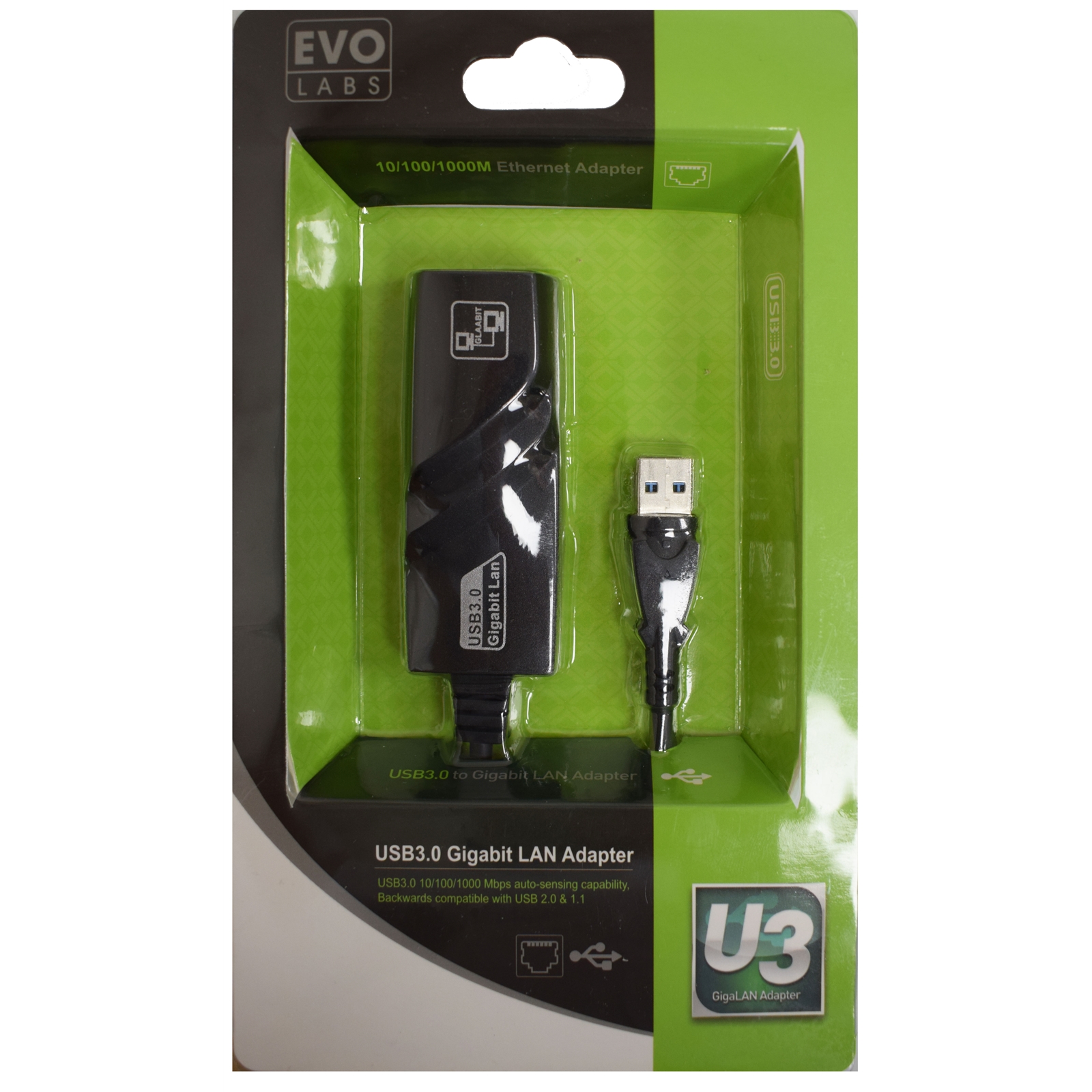 Evo Labs Gigabit USB 3.0 to Ethernet Adapter