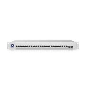 Ubiquiti USW-EnterpriseXG-24-UK UniFi High Capacity Network Switch with 24 x 10GbE ports and 2 x 25Gb SFP28 uplink ports