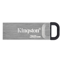 Kingston DataTraveler Kyson 32GB USB 3.2 Capless Metal USB Flash Drive