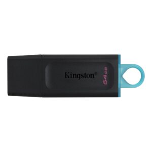 Kingston DataTraveler Exodia 64GB USB 3.2 Blk/Cyan USB Flash Drive