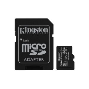 Kingston Canvas Select Plus 32GB Micro SD UHS-I Flash Card with Adapter