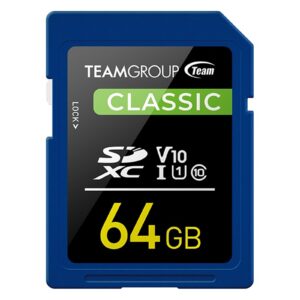 Team TSDXC64GIV1001Classic Flash Memory Card