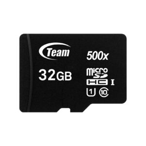 Team 32GB Micro SDHC Class 10 UHS-I Flash Card with Adapter