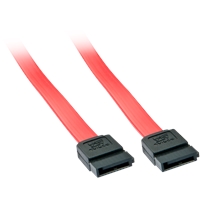 Lindy 0.2m SATA Cable Black/Red