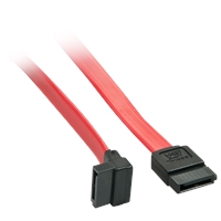 Lindy 0.2m SATA Internal Cable 7 Pin To 90 Deg 7Pin Red/Black