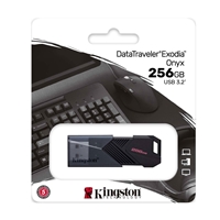 Kingston DataTraveler Exodia Onyx 256GB Portable USB 3.2 Gen 1