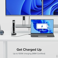 Plugable TBT4-UDZ ThunderBolt 4 Quad Monitor 100W USB-C PD 2.5GbE Docking Station - Image 6