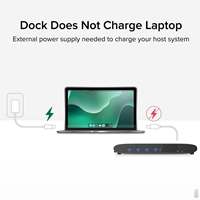 Plugable UD-6950H Universal Dual Monitor 4K USB-A/USB-C DisplayLink Certified Docking Station - Image 5