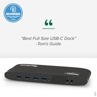 Plugable UD-6950H Universal Dual Monitor 4K USB-A/USB-C DisplayLink Certified Docking Station - Image 6