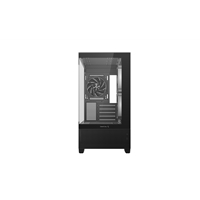 DeepCool CG380 3F Micro-ATX Gaming Case Black Panoramic Tempered Glass Side Panel