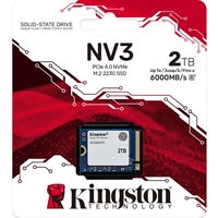 Kingston NV3 2TB PCIe 4.0 M.2 2230 NVMe SSD for Handheld Consoles