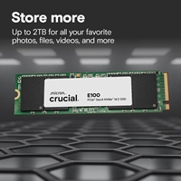 Crucial (CT1000E100SSD8) E100 1TB PCIe Gen4 NVMe M.2 SSD