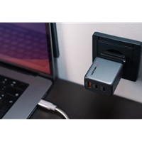 Verbatim (32201) GNC-65 GaN Charger 65W with 2 x USB-C PD 65W / 1 x USB-A QC 3.0 (EU/UK/US) - Image 5