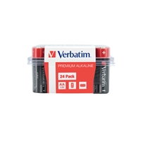 Verbatim(49505) AA Battery Alkaline 24 Pack (BOX)