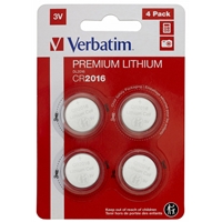 Verbatim (49531) CR2016 Battery Lithium 3V 4 Pack