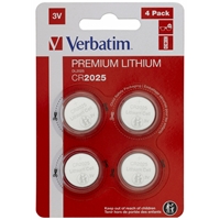 Verbatim (49532) CR2025 Battery Lithium 3V 4 Pack