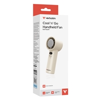 Verbatim (32343) Cool 'n' Go Ice Touch Handheld Fan - White/Silver - Image 6