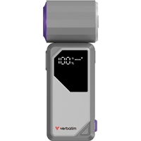 Verbatim (32340) Cool 'n' Go AirJet Handheld Fan - Grey/Purple - Image 5