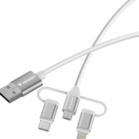 Verbatim (32394) Essentials 3-in-1 Sync & Charge Cable USB-A to Micro-B