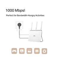 TP-Link TL-PA7017P KIT AV1000 Gigabit Passthrough Powerline Starter Kit