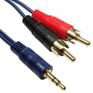 m m s blue audio jack