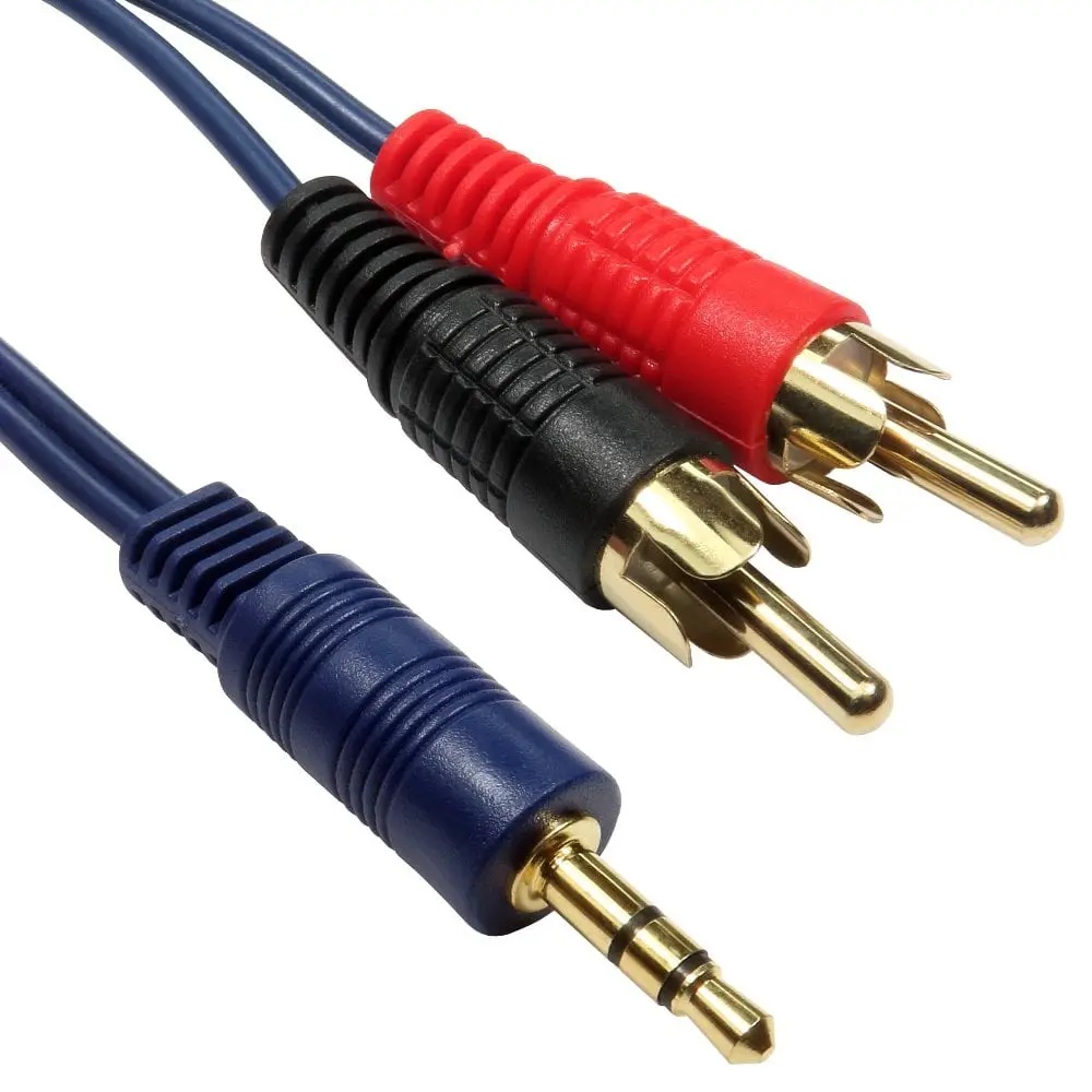 m m s blue audio jack