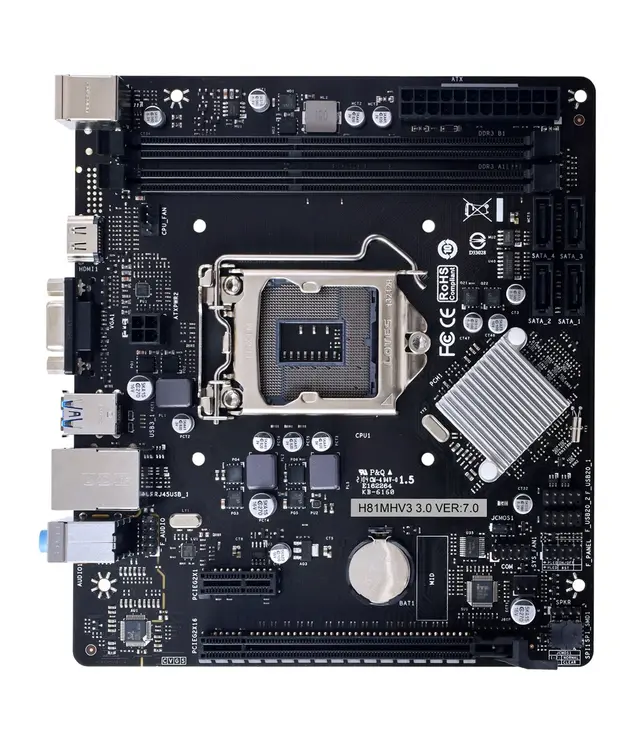 Biostar H81MHV3 3.0 H81 Intel® H81 LGA 1150, Micro-ATX Motherboard