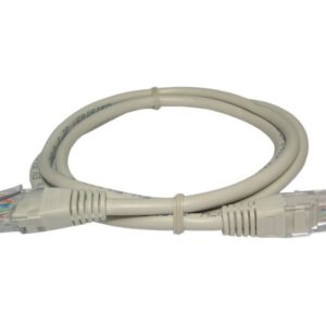 URT-600 0.5m Grey UTP Patch Cable, Cat5e UTP moulded lead