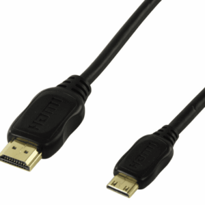 CDL 3m HDMI (A) to HDMI Mini (C), Gold Plated, Black
