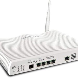 DrayTek, Vigor 2862n, ADSL2+/VDSL2 Quad-WAN, Dual Band, Wi-Fi Router, Firewall