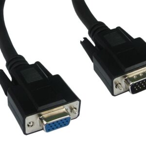 SVGA (M) to SVGA (F), 2m, Black, OEM Display Extension Cable