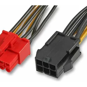 6 Pin PCI-Express to 8 Pin PCI-Express 2.0 Lead, 100mm
