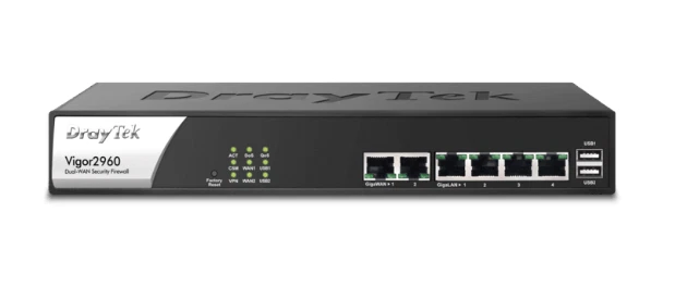 Draytek Vigor 2960 Dual WAN VPN Firewall Router